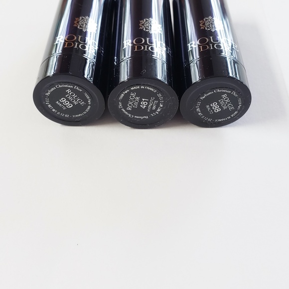 x5 NWT Rouge Dior Lipstick Limited Edition Refills 999 Signature Iconic Lipstick - Picture 7 of 16